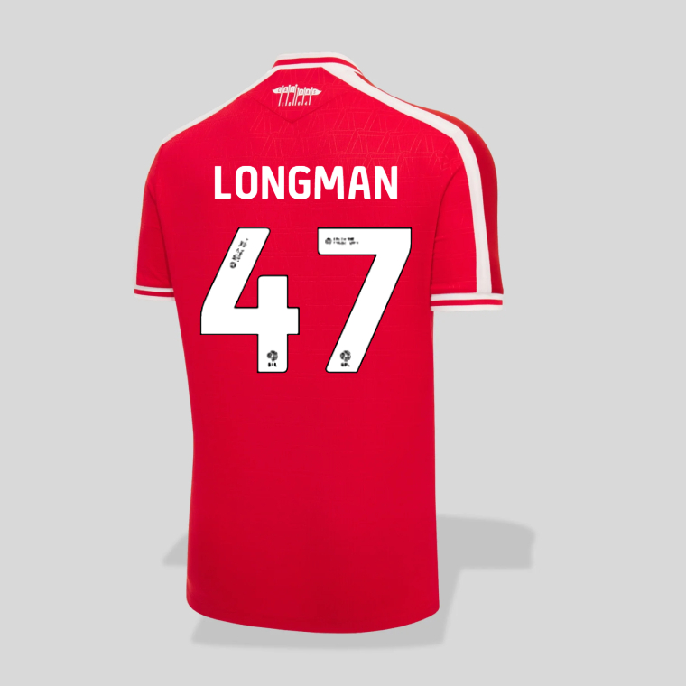 Wrexham Home LONGMAN 47 Jersey 26-27