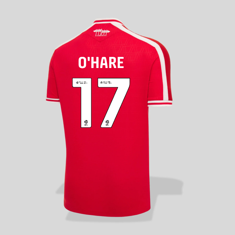 Wrexham Home O'HARE 17 Jersey 26-27