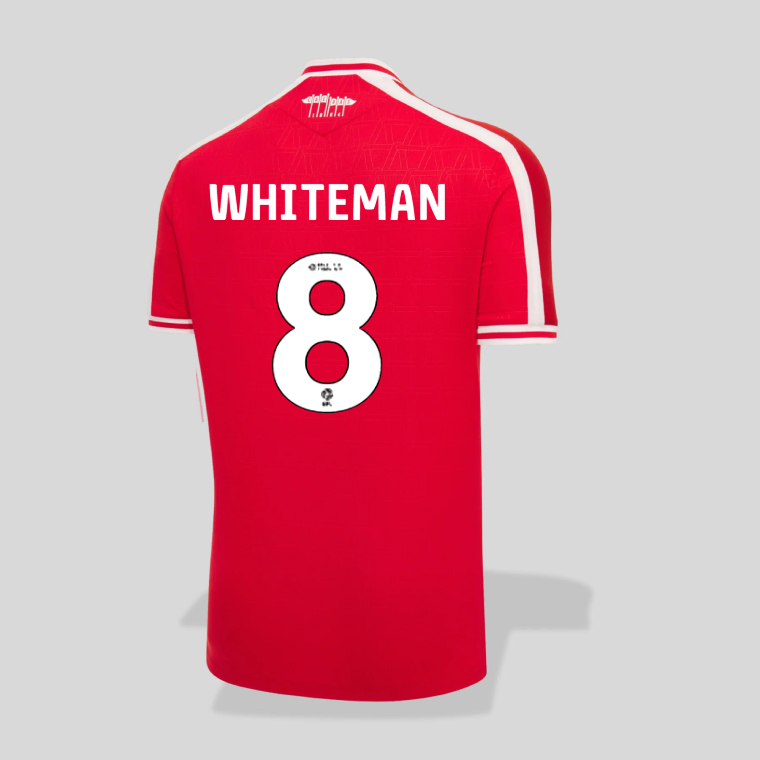Wrexham Home WHITEMAN 8 Jersey 26-27