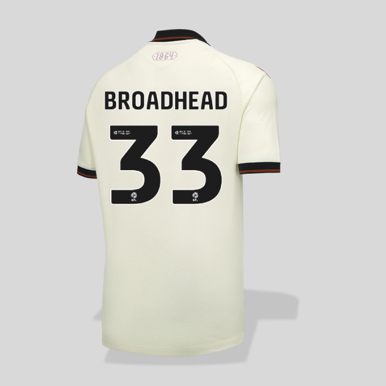 Wrexham Third BROADHEAD 33 Jersey 26-27