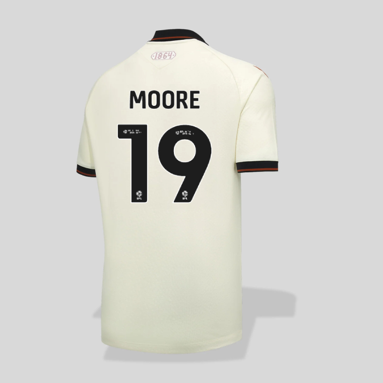 Wrexham Third MOORE 19 Jersey 26-27