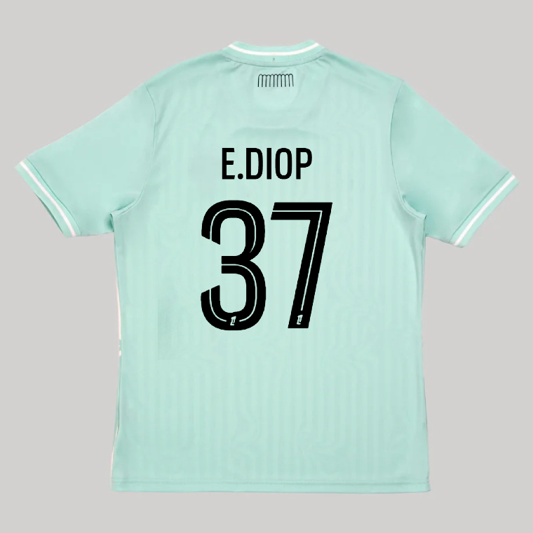 AS Monaco Third E.DIOP 37 Jersey 26-27