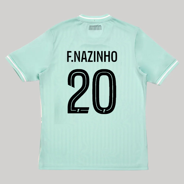 AS Monaco Third F.NAZINHO 20 Jersey 26-27