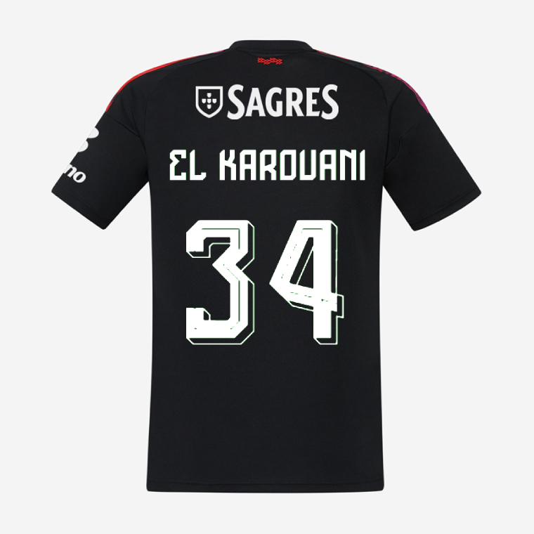 Benfica Third EL KAROUANI 34 Jersey 26-27