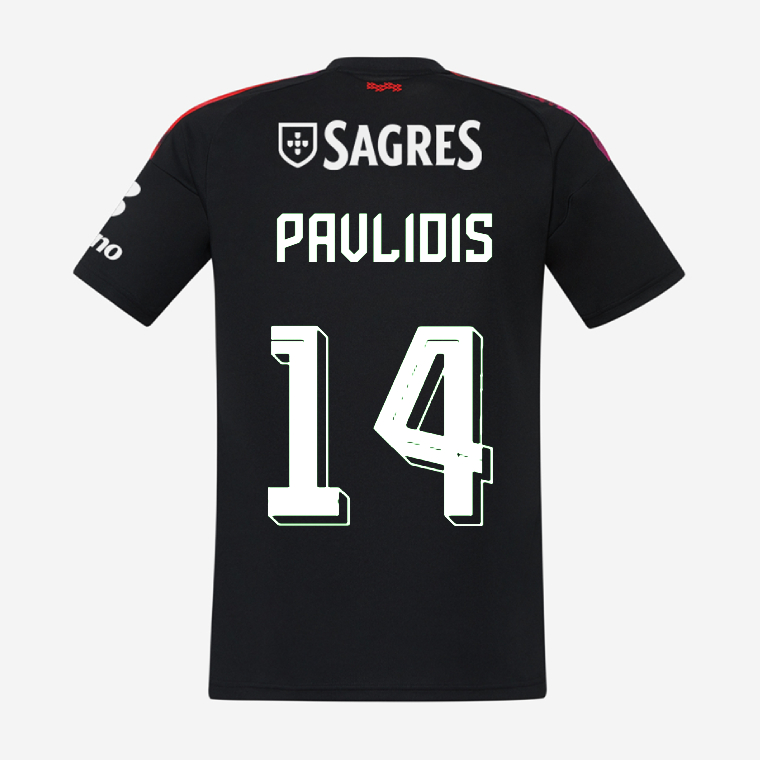 Benfica Third PAVLIDIS 14 Jersey 26-27