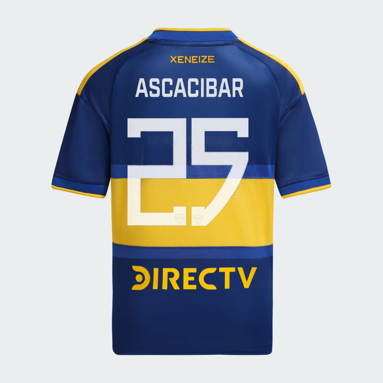 Boca Juniors Home ASCACIBAR 25 Jersey 26-27
