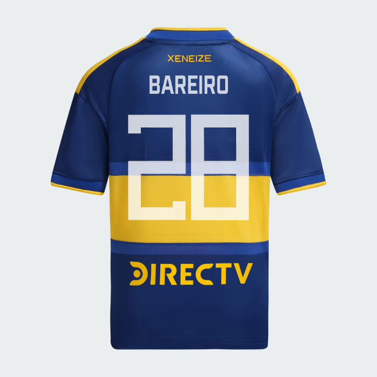 Boca Juniors Home BAREIRO 28 Jersey 26-27