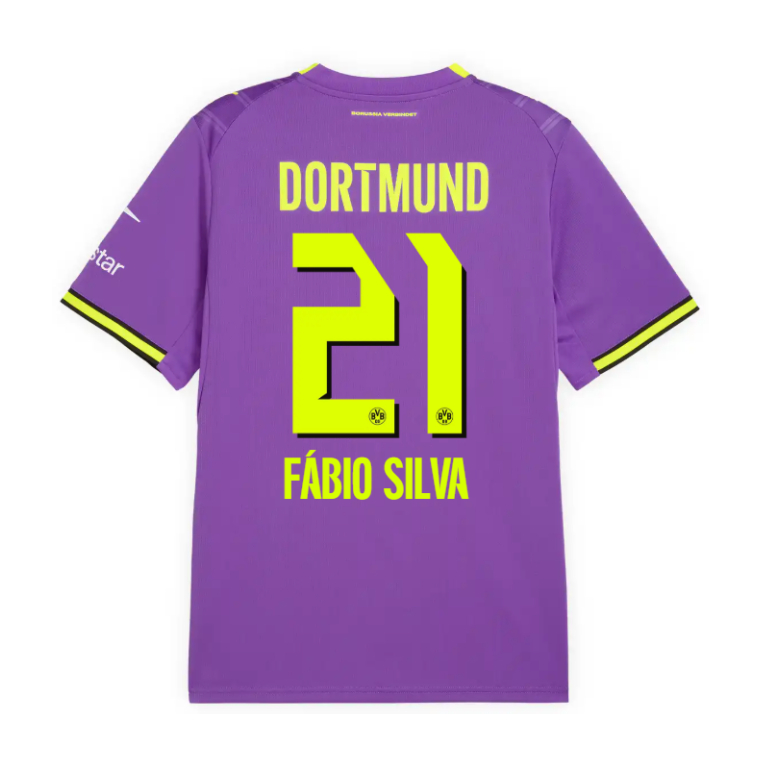 Borussia Dortmund Third FÁBIO SILVA 21 Jersey 26-27