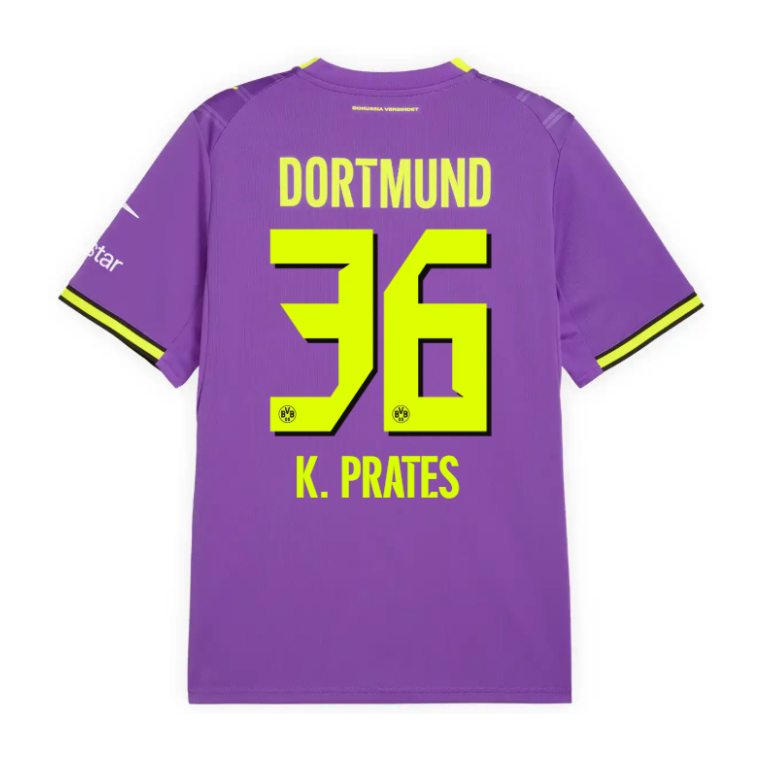 Borussia Dortmund Third K. PRATES 36 Jersey 26-27