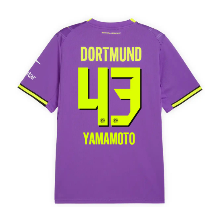 Borussia Dortmund Third YAMAMOTO 43 Jersey 26-27