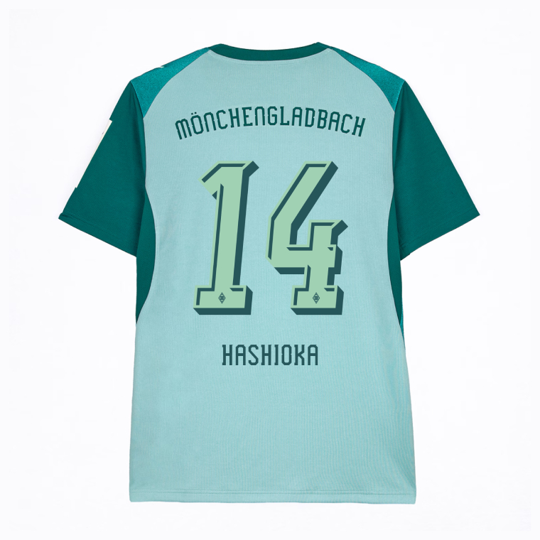 Borussia Mönchengladbach Third HASHIOKA 14 Jersey 26-27