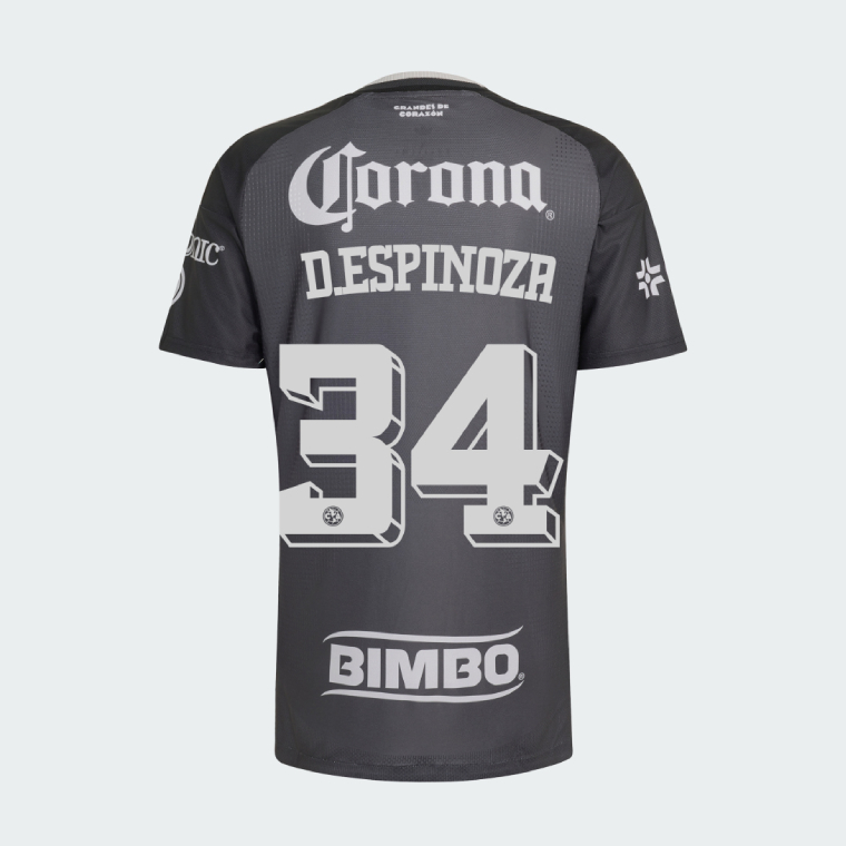 Club América Away D.ESPINOZA 34 Jersey 26-27 (Player Version)