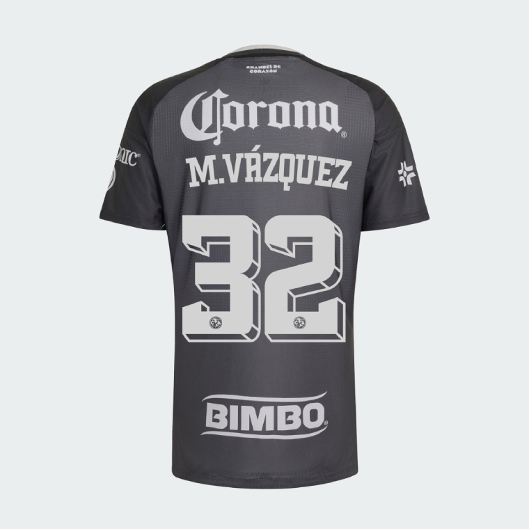 Club América Away M.VÁZQUEZ 32 Jersey 26-27 (Player Version)