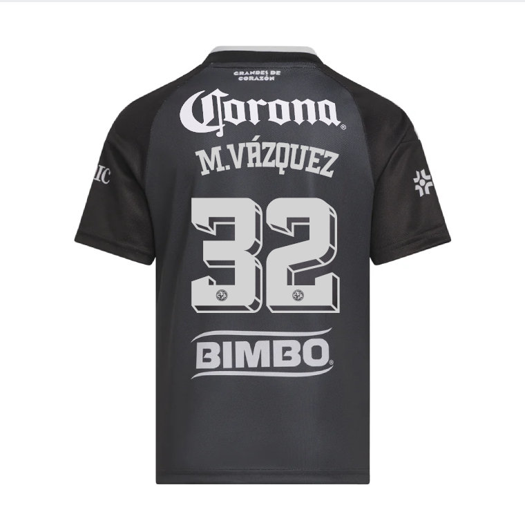 Club América Away M.VÁZQUEZ 32 Jersey 26-27