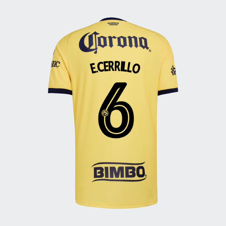 Club América Home E.CERRILLO 6 Jersey 26-27 (Player Version)