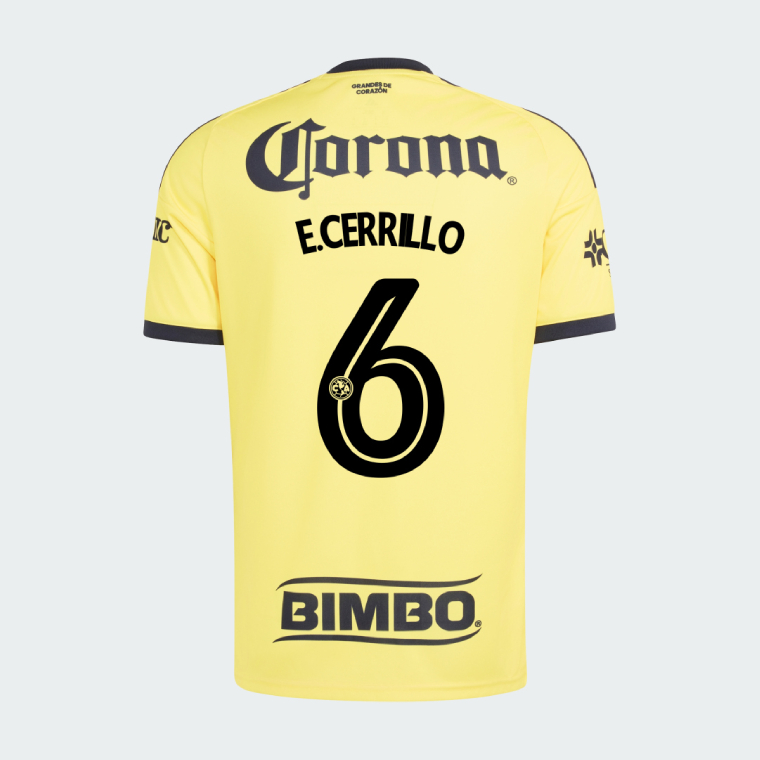 Club América Home E.CERRILLO 6 Jersey 26-27