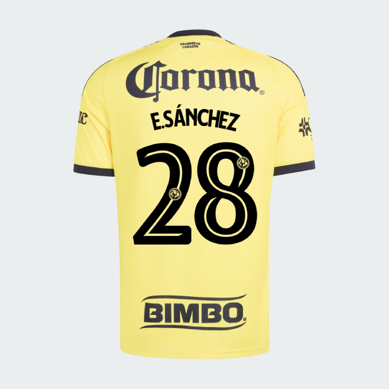 Club América Home E.SÁNCHEZ 28 Jersey 26-27