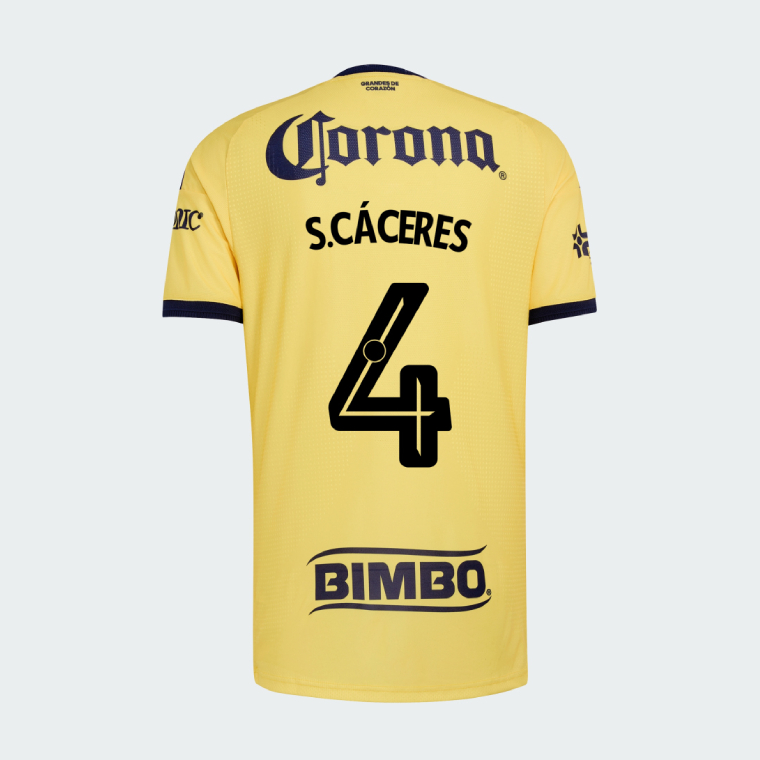 Club América Home S.CÁCERES 4 Jersey 26-27 (Player Version)