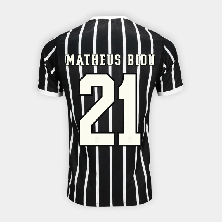 Corinthians Away MATHEUS BIDU 21 Jersey 26-27