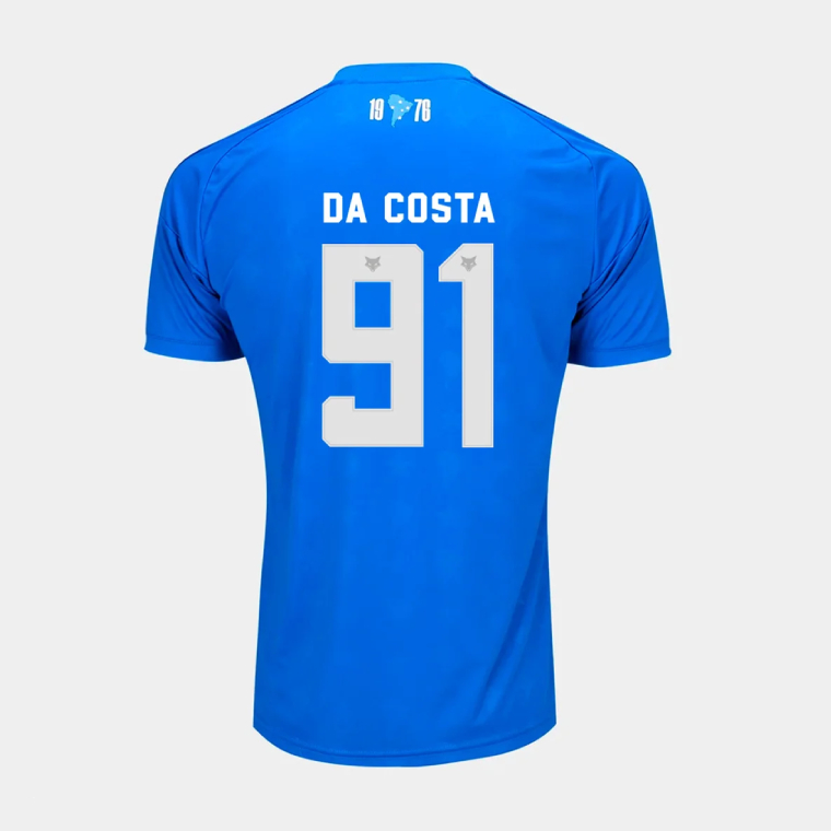Cruzeiro Home DA COSTA 91 Jersey 26-27