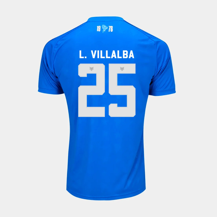 Cruzeiro Home L. VILLALBA 25 Jersey 26-27