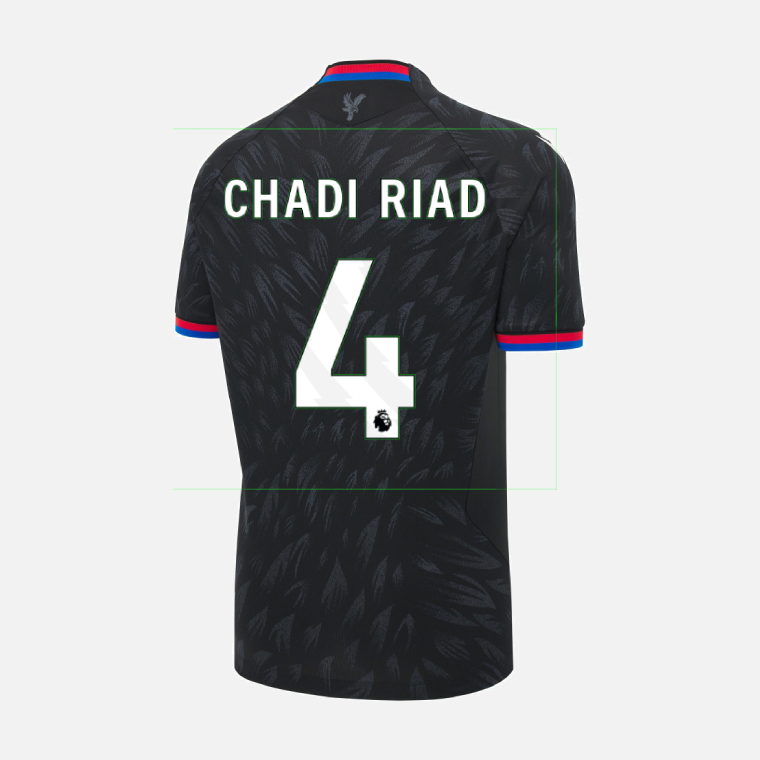 Crystal Palace Away CHADI RIAD 4 Jersey 26-27