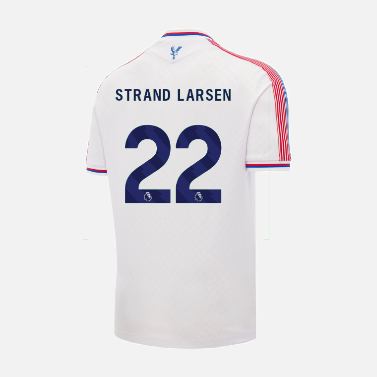 Crystal Palace Home STRAND LARSEN 22 Jersey 26-27