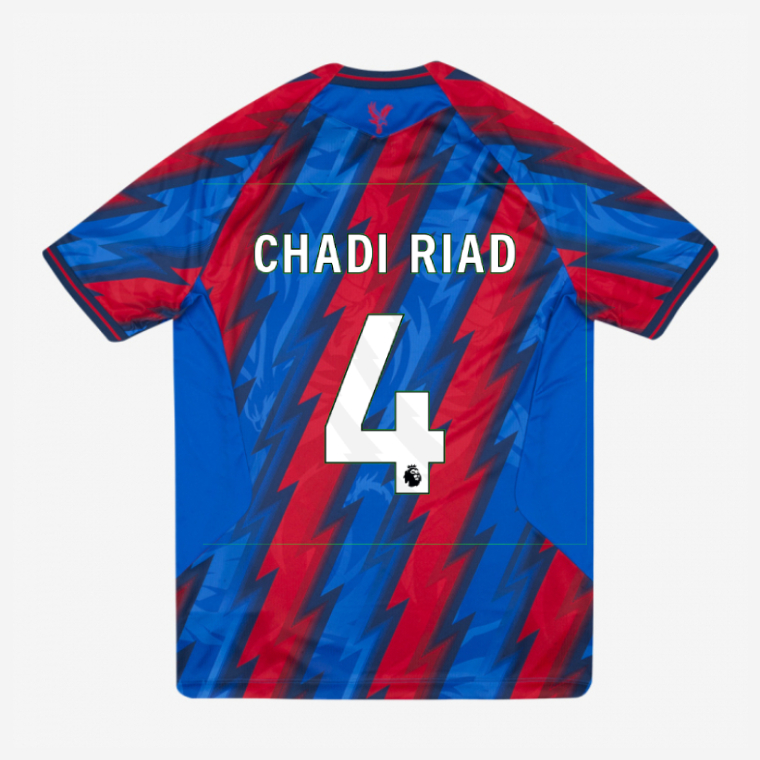 Crystal Palace Third CHADI RIAD 4 Jersey 26-27