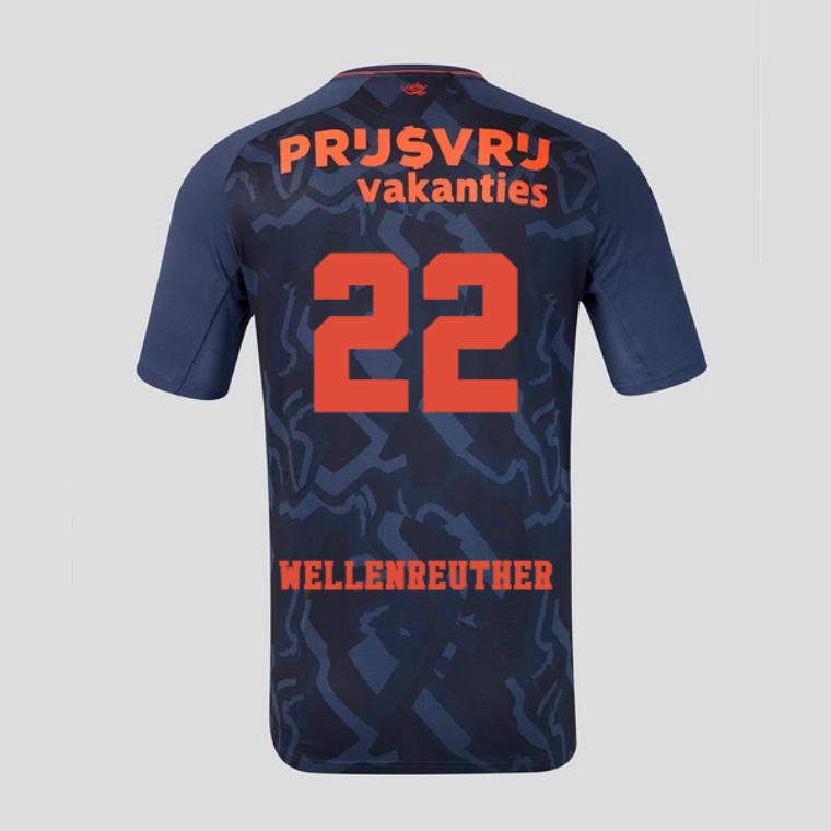 Feyenoord Third WELLENREUTHER 22 Jersey 26-27