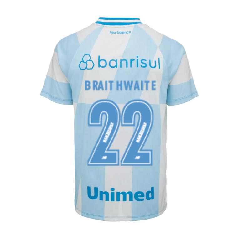 Grêmio Away BRAITHWAITE 22 Jersey 26-27