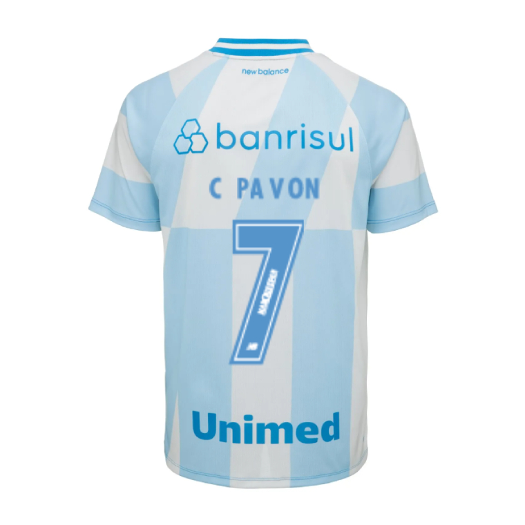 Grêmio Away C. PAVON 7 Jersey 26-27
