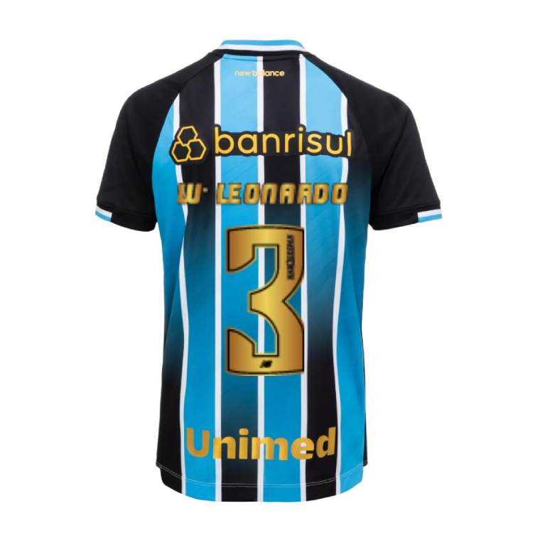 Grêmio Home W. LEONARDO 3 Jersey 26-27