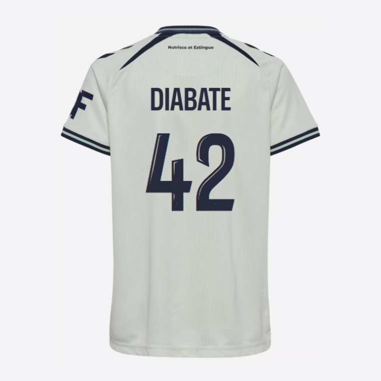 Le Havre Away DIABATE 42 Jersey 26-27