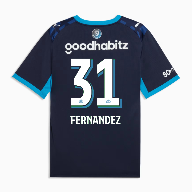 PSV Eindhoven Third FERNANDEZ 31 Jersey 26-27