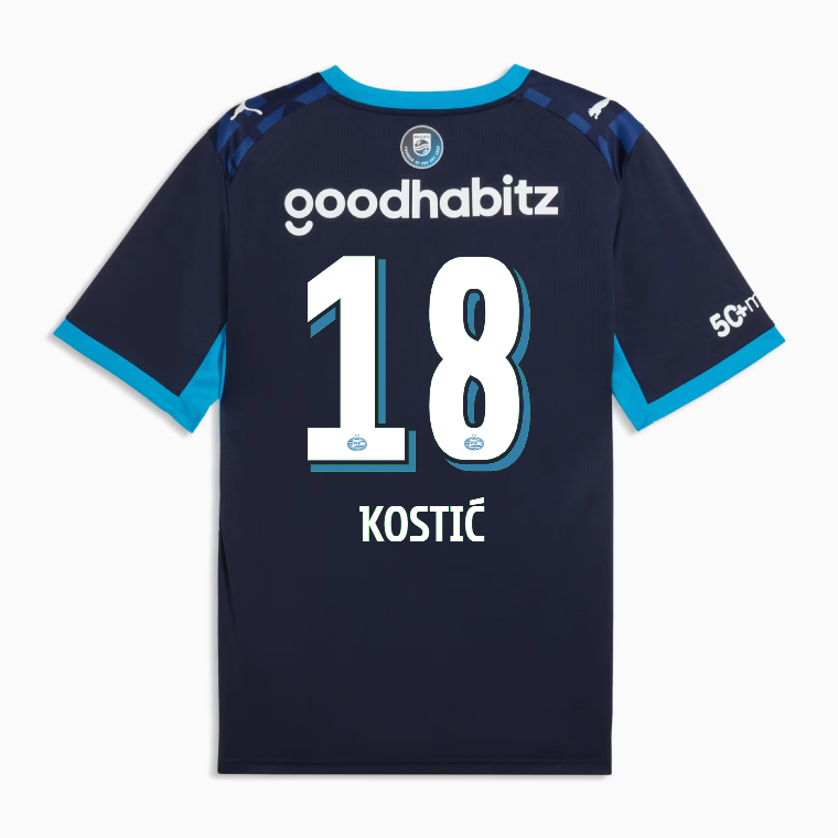PSV Eindhoven Third KOSTIĆ 18 Jersey 26-27