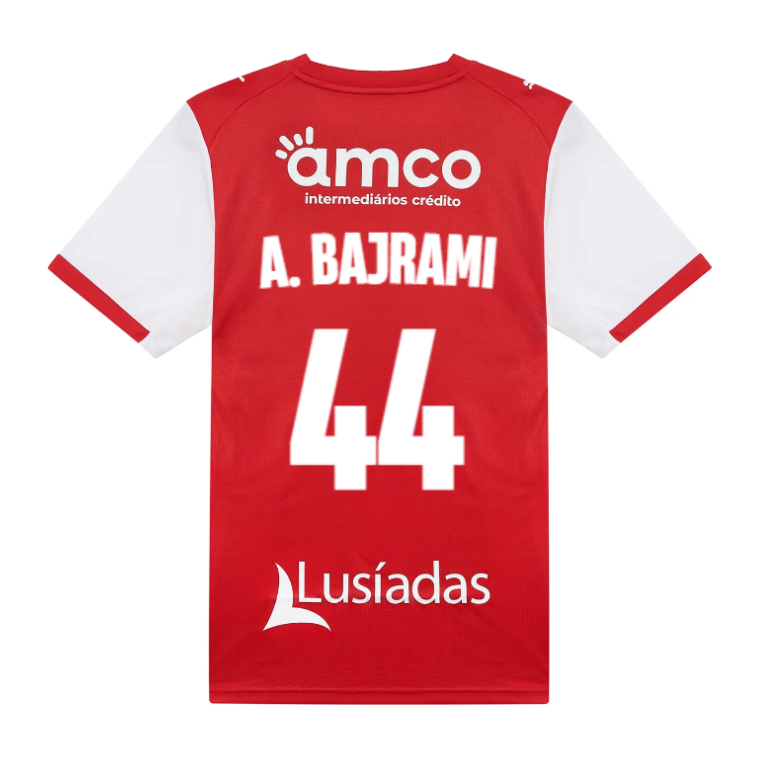 SC Braga Home A. BAJRAMI 44 Jersey 26-27