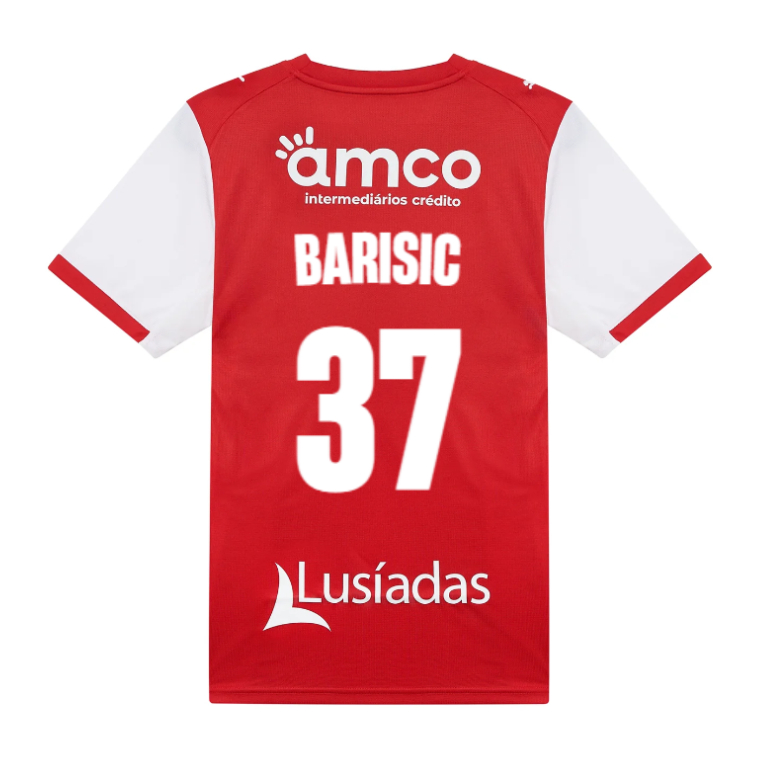 SC Braga Home BARISIC 37 Jersey 26-27