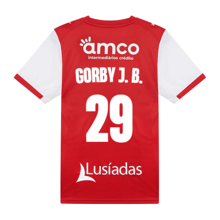 SC Braga Home GORBY J. B. 29 Jersey 26-27