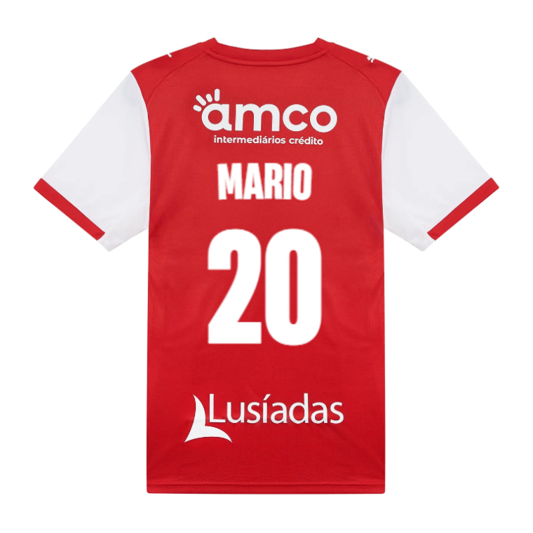 SC Braga Home MARIO 20 Jersey 26-27