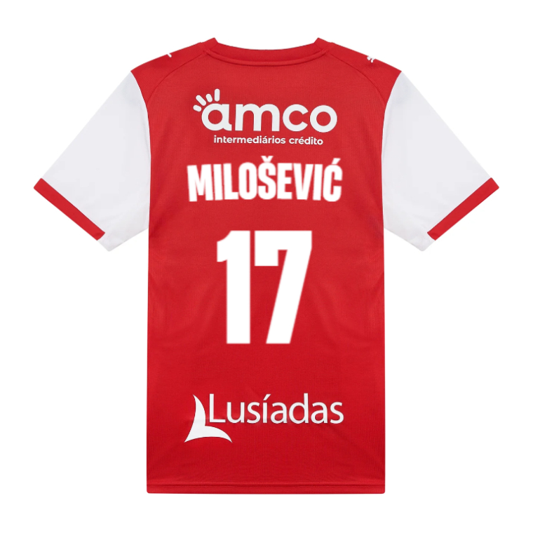SC Braga Home MILOŠEVIĆ 17 Jersey 26-27