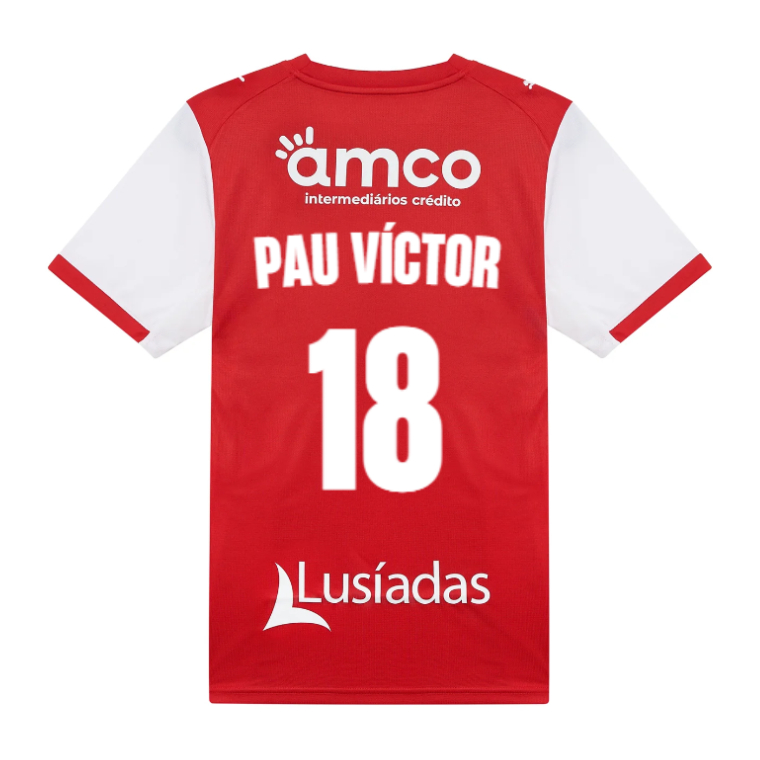 SC Braga Home PAU VÍCTOR 18 Jersey 26-27