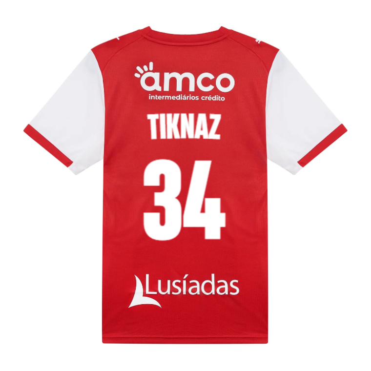 SC Braga Home TIKNAZ 34 Jersey 26-27