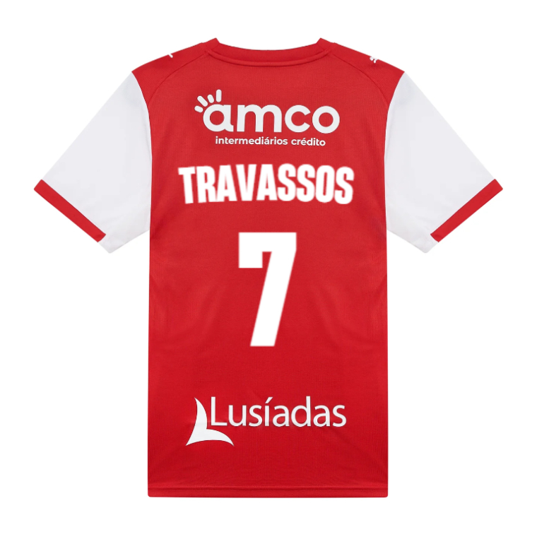 SC Braga Home TRAVASSOS 7 Jersey 26-27