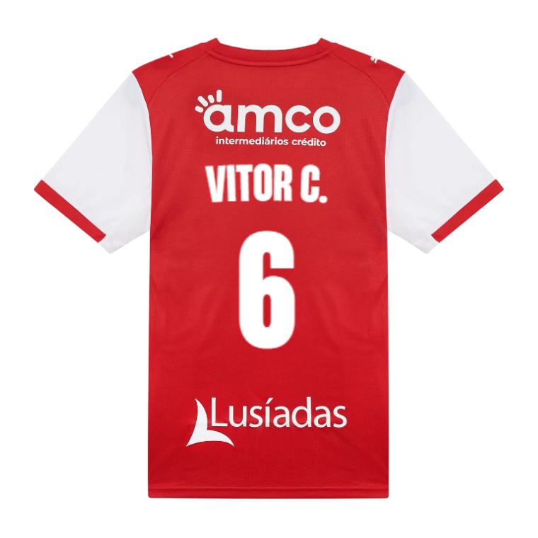 SC Braga Home VITOR C. 6 Jersey 26-27
