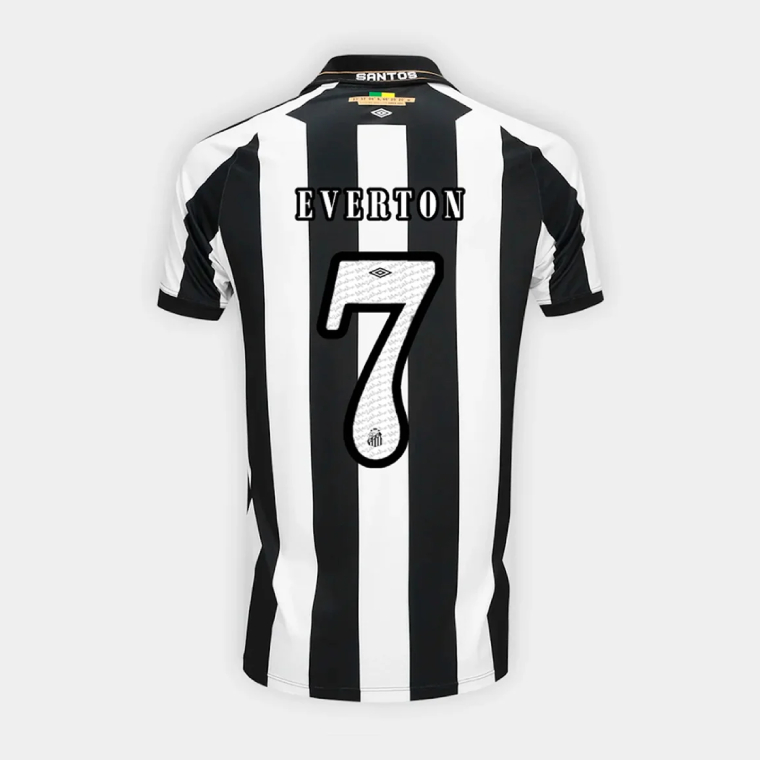 Santos FC Away EVERTON 7 Jersey 26-27
