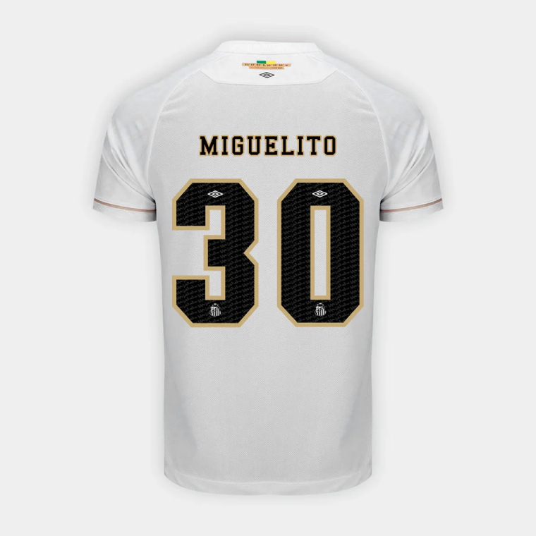 Santos FC Home MIGUELITO 30 Jersey 26-27