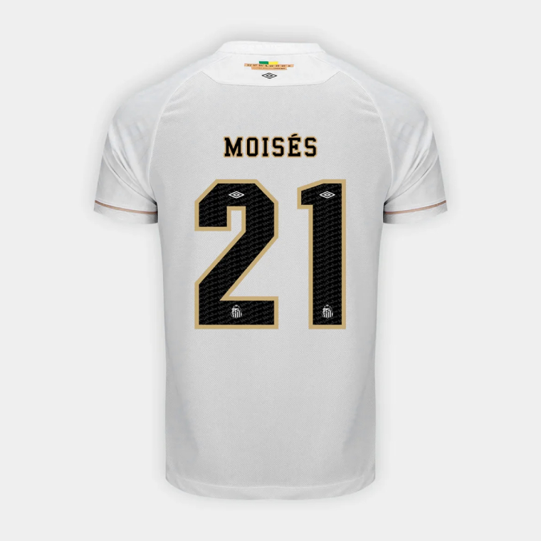 Santos FC Home MOISÉS 21 Jersey 26-27