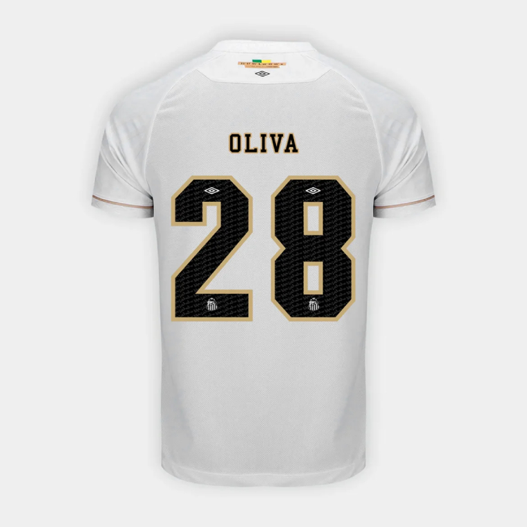 Santos FC Home OLIVA 28 Jersey 26-27
