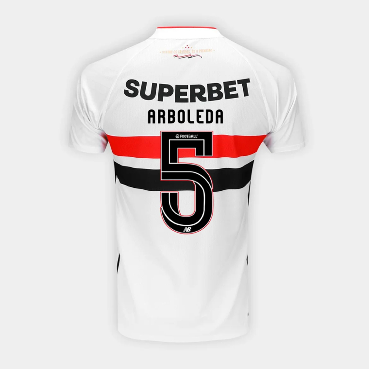 São Paulo FC Home ARBOLEDA 5 Jersey 26-27