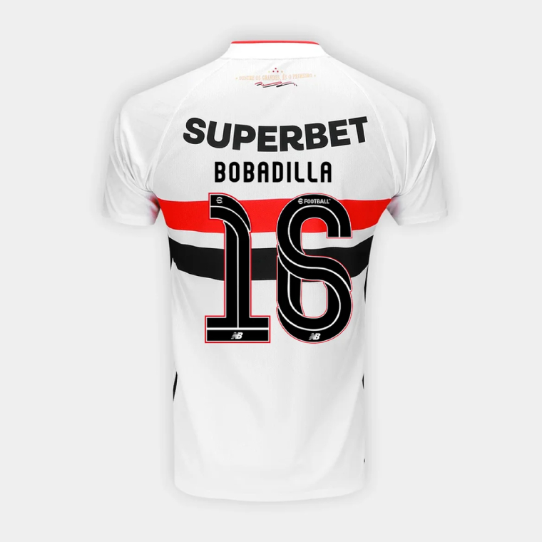 São Paulo FC Home BOBADILLA 16 Jersey 26-27